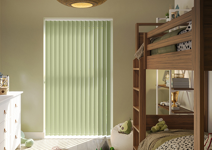 Trinity (Blackout), Soft Green - Vertical Blind - Image 3